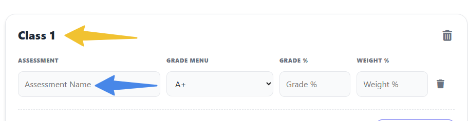 Weighted-Grade-Calculator