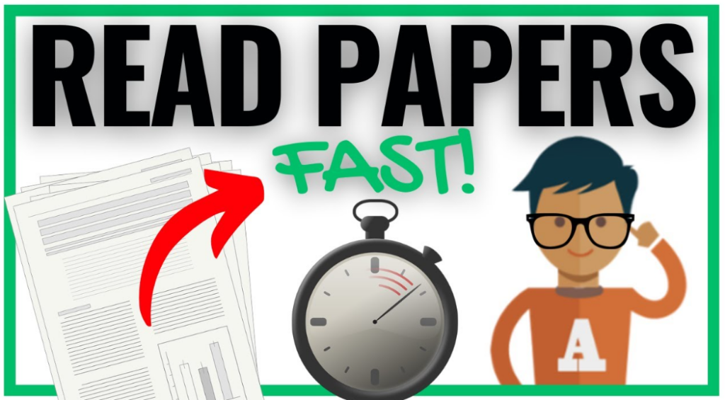 How to Read Academic Papers Fast